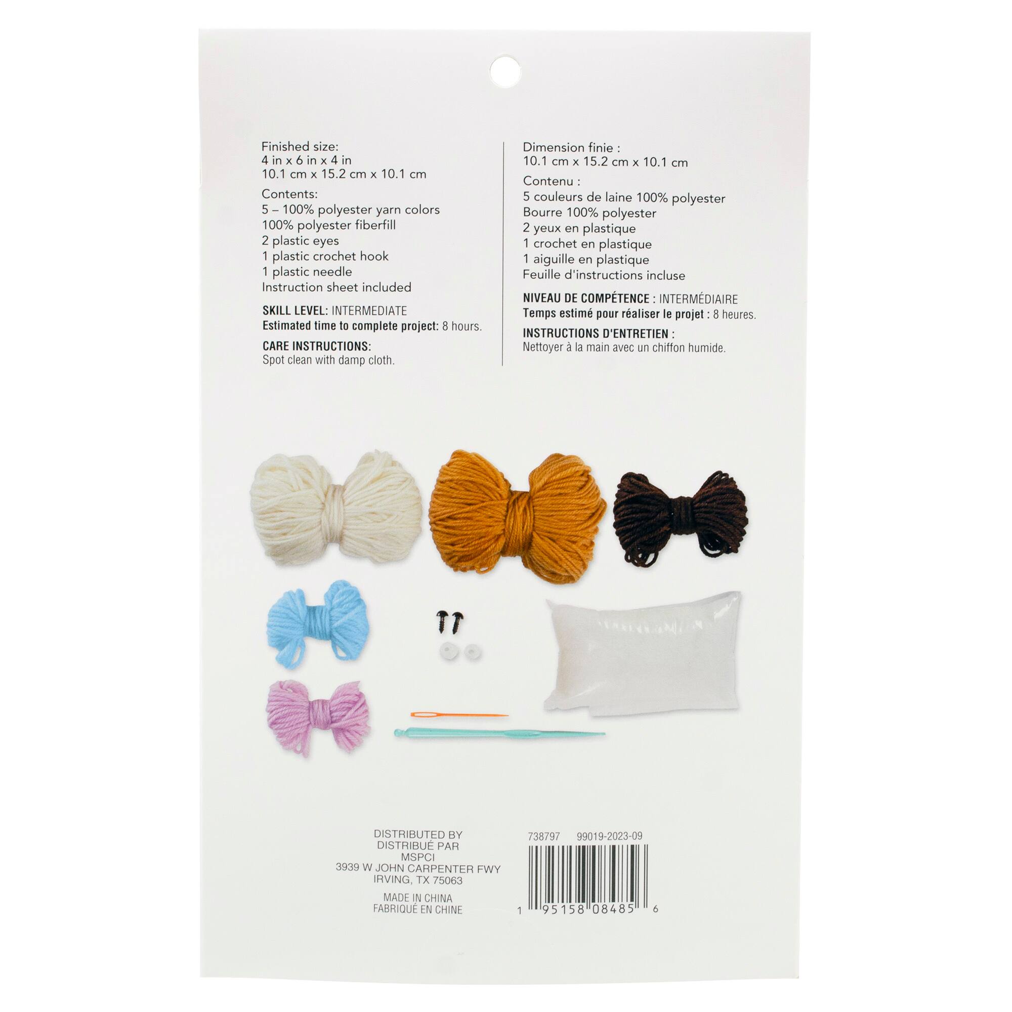 6 Pack: Intermediate Boba Tea Amigurumi Crochet Kit by Loops & Threads®